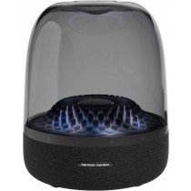 Harman Kardon Aura Studio 4, Bluetooth Home Speaker with Superior Sound, Diamond-Effect Lighting, and Eco-Friendly Design, Black