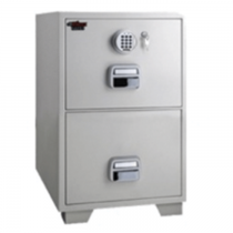 Eagle SF-680 - 2EKX 2 Drawer Fire Resistant Filing Cabinet 1 Key + Electronic Lock