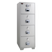 Eagle SF-680-4EKK Fire Resistant Filing Cabinet, 4 Drawer, Digital & 4 Key Lock 