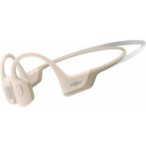 SHOKZ OpenRun Pro Mini, Bone Conduction Sports Headphones, Bluetooth Wireless Earphones with Mic,10H Playtime,Open-Ear Waterproof Headset for Running, Beige