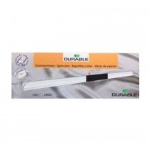 Durable Spine Bar 3mm 100/box, Transparent