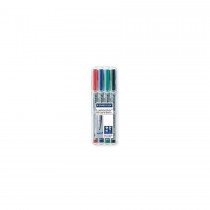 Staedtler 315 Lumocolor Non-Permanent Universal Pen M  Assorted (Pack of 4)