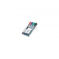 Staedtler 352 Bullet Tip Permanent marker  2mm  Assorted (Pack of 4)