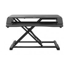Fellowes Corsivo Sit-Stand Workstation, Black - FEL 8091001