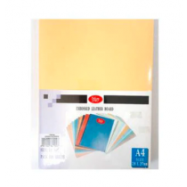 Deluxe A4 Embossed Leather Board Binding Cover 100/pack Yellow