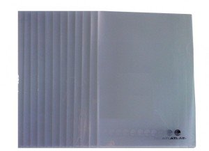 Atlas Clear L Folder A4, 12/pack, Clear