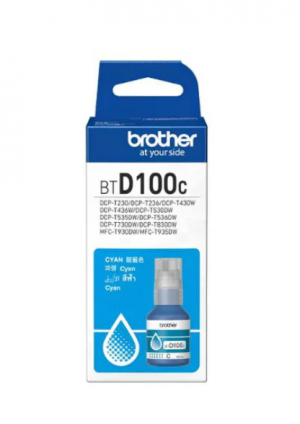 Brother BTD100C Cyan Ink Bottle