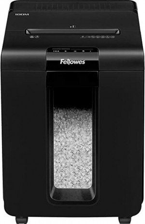 Fellowes AUTOMAX 100M Micro Cut Autofeed Shredder, Black