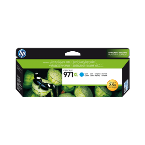 HP 971XL High Yield Cyan Original Ink Cartridge (CN626AE)