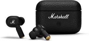 Marshall Motif II ANC True Wireless Active Noise Cancelling Bluetooth Headphones, Earbuds, 30 hours playtime, Black
