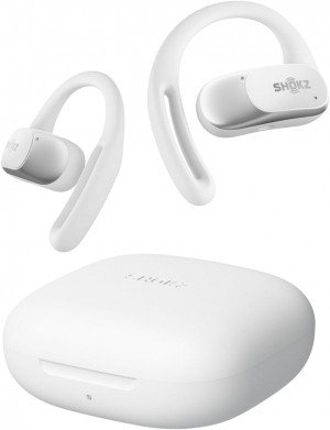 Shokz OpenFit Air Wirless Bone Conduction Headphones with Open-Ear Design White