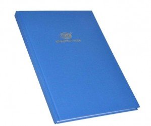 FIS Ruled Manuscript-Register Book 4QR, A5, 148x210 mm, 192 Sheets