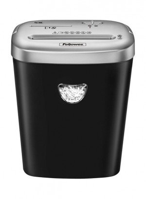 Fellowes Powershred 53C Cross Cut Shredder, Black/Silver