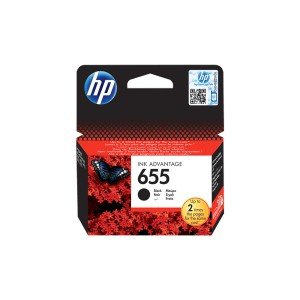 HP 655 Black Ink Cartridge (CZ109AE)