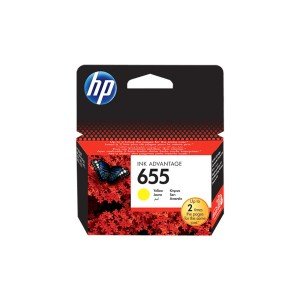 HP 655 Yellow Ink Cartridge (CZ112AE)