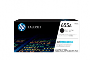 HP 655A Black Original LaserJet Toner Cartridge (CF450A)