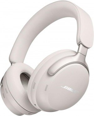 Bose QuietComfort Ultra Wireless Noise Cancelling Headphones, White Smoke