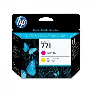 HP 771 Magenta and Yellow Original Printhead Cartridge (CE018A)
