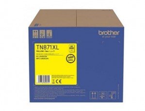 Brother TN-871XL Yellow Toner Cartridge for MFC-L9630CDN and HL-L9430CDN