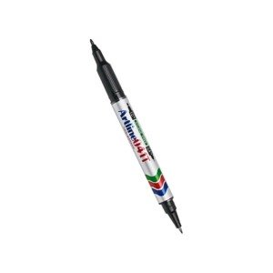 Artline 041T 2-in-1 Permanent Marker  12pcs/box  Black