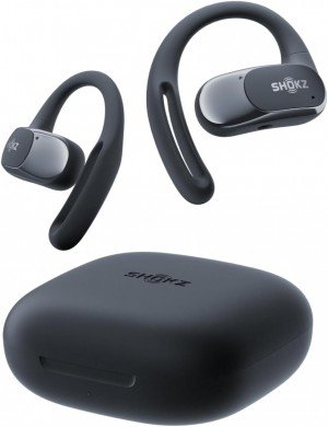 Shokz OpenFit Air Wirless Bone Conduction Headphones with Open-Ear Design Black