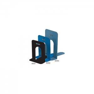 DELI 9261 Metal Book Ends, 6 1/2 inches, 43x29x19cm, 2pcs/set, Blue