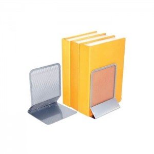 DELI 9263 Metal Book Ends  9 inches  51x32 5x21cm  2pcs set  Blue