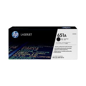 HP 651A Black Original LaserJet Toner Cartridge (CE340A)