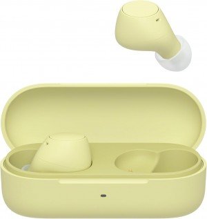 Sony WF-C510 Truly Wireless Earbuds, 22 hours battery life, Clearer hands-free calling, Multipoint Connection, Ambient Sound Mode, IPX4 Water Resistance, Yellow