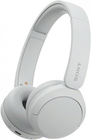 Sony WH-CH520 Wireless Headphones, 50 hours battery life, Clearer hands-free calling, Multipoint Connection, On-ear style, White