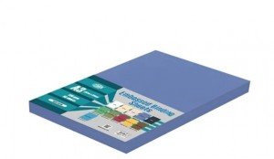FIS A3 Embossed Leather Board Binding Cover, 50/pack, Dark Blue