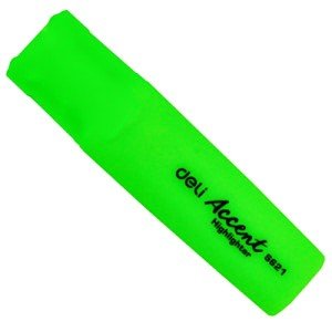 Deli Highlighter  Green (pkt/10pcs)