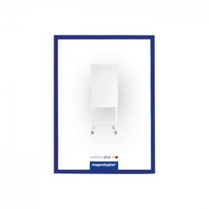 Magnetoplan Magnetic Display Frames  Dark Blue  5pcs pack COP 1130303