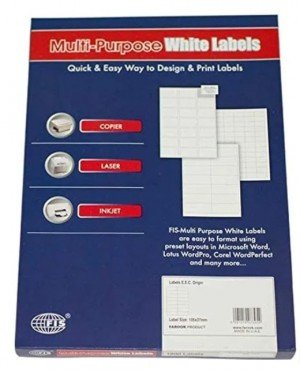 FIS Labels, 18x29mm, 20Sheets/Box [FSLA1829]