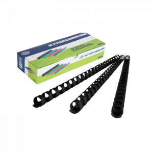 FIS 10mm Comb Binding Rings 100/box Black