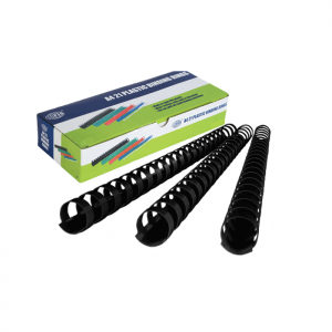 FIS 22mm Comb Binding Rings 50/box Black