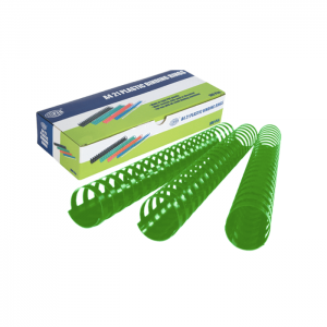FIS 28MM COMB BINDING RINGS 50/BOX GREEN