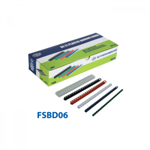 FIS 6mm Comb Binding Ring 100/box White