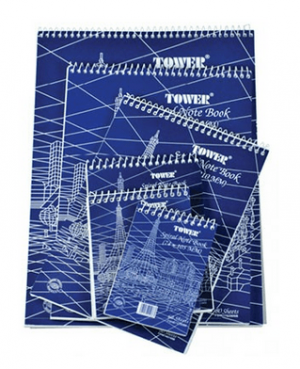 FIS Spiral Pad Top Spiral, A4, 56gsm, 70 Sheets, Line Ruled