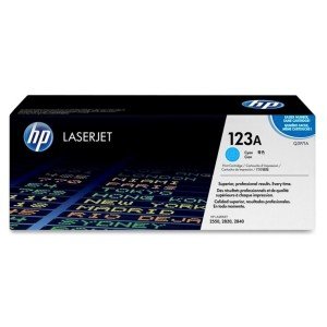 HP 123A Cyan Original LaserJet Cartridge (Q3971A)
