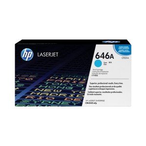 HP 646A Cyan Original LaserJet Toner Cartridge (CF031A)