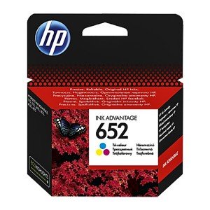 HP 652 Tri - Color Ink Cartridge (F6V24AE)