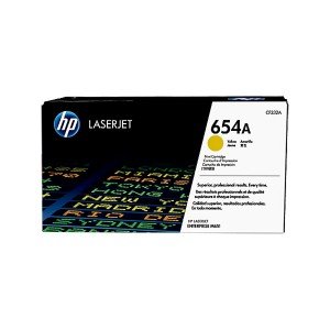 HP 654A Laserjet Toner Cartridge (CF332A) - Yellow