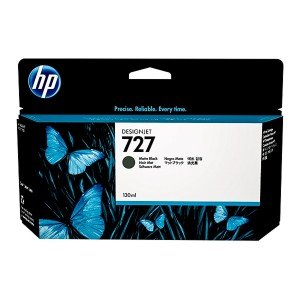 HP 727 130-ml Matte Black DesignJet Ink Cartridge B3P22A