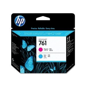 HP 761 Magenta and Cyan Original Printhead Cartridge (CH646A)