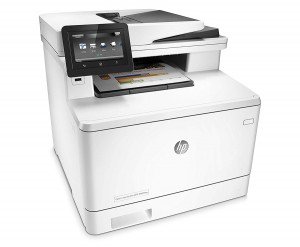 HP Color LaserJet Pro MFP M477fnw Laser Multifunction Printer, White