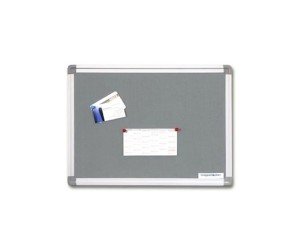 Magnetoplan Fabric Board, 90 x 120 cm, Grey