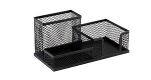 Partner Metal Mesh Desktop Organizer Black