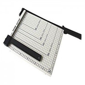DELI 8014 A4 Size Paper Cutter with Steel Base (300mmX250mm), 12inchesx10inches
