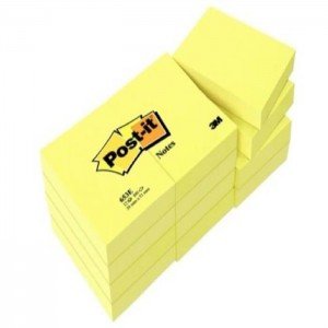 3M PostIt Notes Canary Yellow 653 15inx2in 12padspack